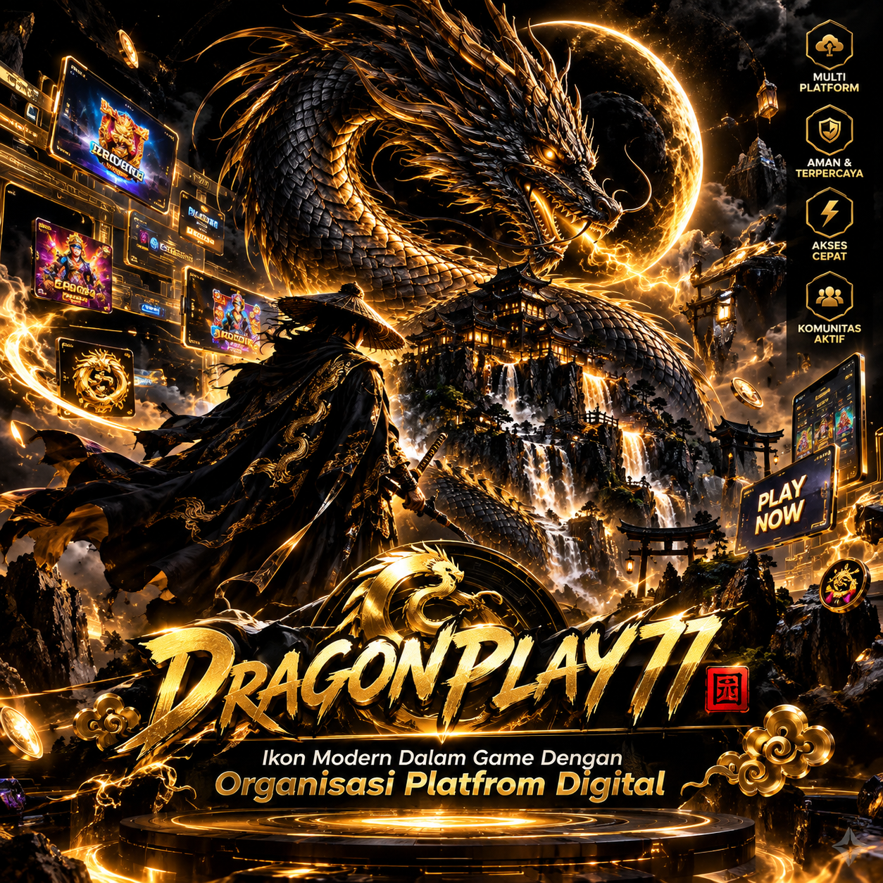 DRAGONPLAY77 园 Ikon Modern Dalam Game Dengan Organisasi Platfrom Digital