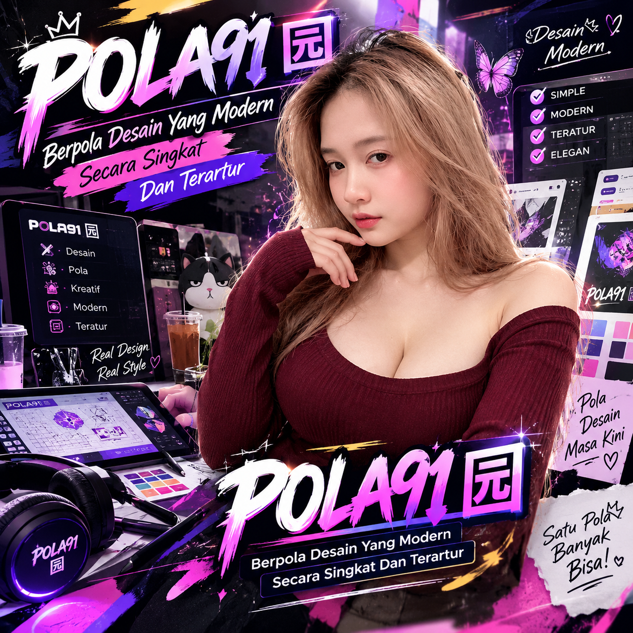 POLA91 园 Berpola Desain Yang Modern Secara Singkat Dan Terartur
